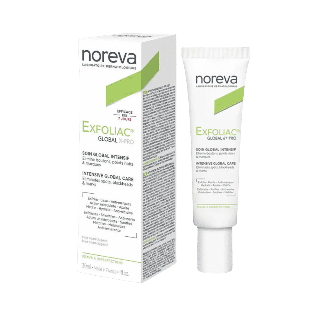 noreva Exfoliac Global X-Pro - 30ml | نوريفا كريم معالج لحب الشباب - 30 مل