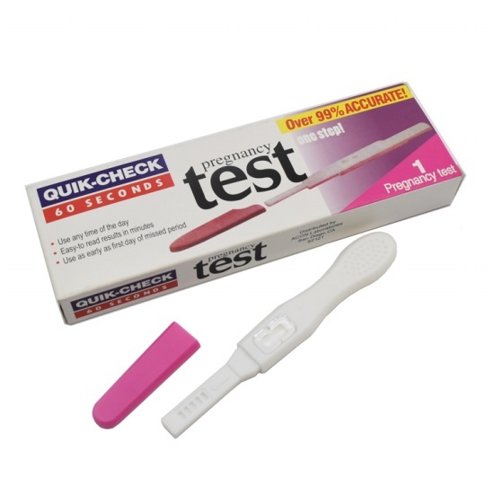 اختبار حمل Quick check pregnancy test