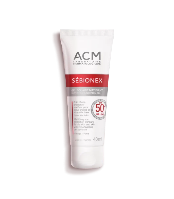 جل مقاوم للشمس و لمعان البشرة الدهنية Sébionex - Teens with acne-prone skin Mattifying sun gel SPF 50 ACM
