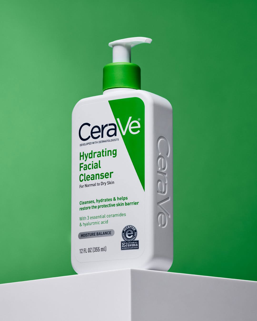 سيرافي غسول مرطب للوجه خاص للبشرة العادية الى الجافة حجم 355مل Cerave hydrating cleanser for normal to dry skin